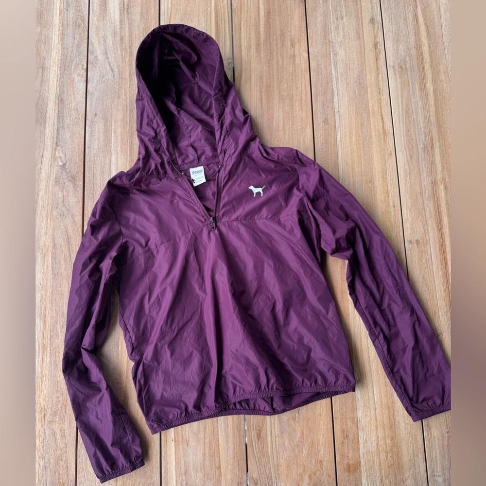 PINK Victoria's Secret Purple Hooded Jacket